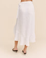 Print Your PostRuffle Wrap Skirt - WhiteSkirts