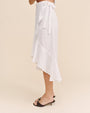 Print Your PostRuffle Wrap Skirt - WhiteSkirts