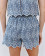 Print Your PostScallop Border Catalina Short - Floral GinghamShorts