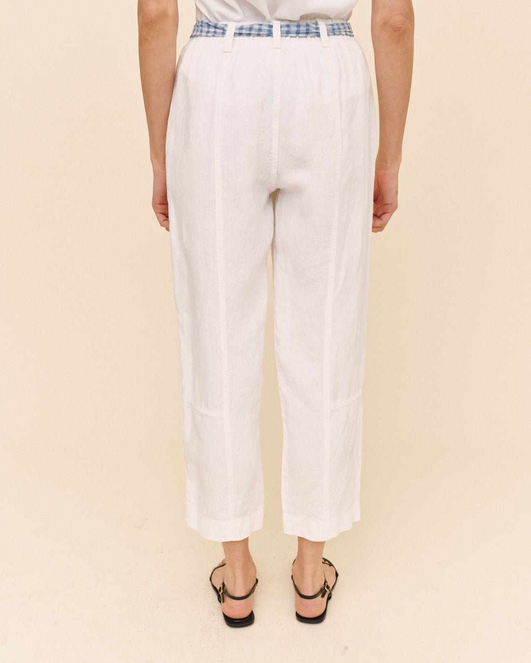 Print Your PostSeam Pant With Printed Sash - WhitePants