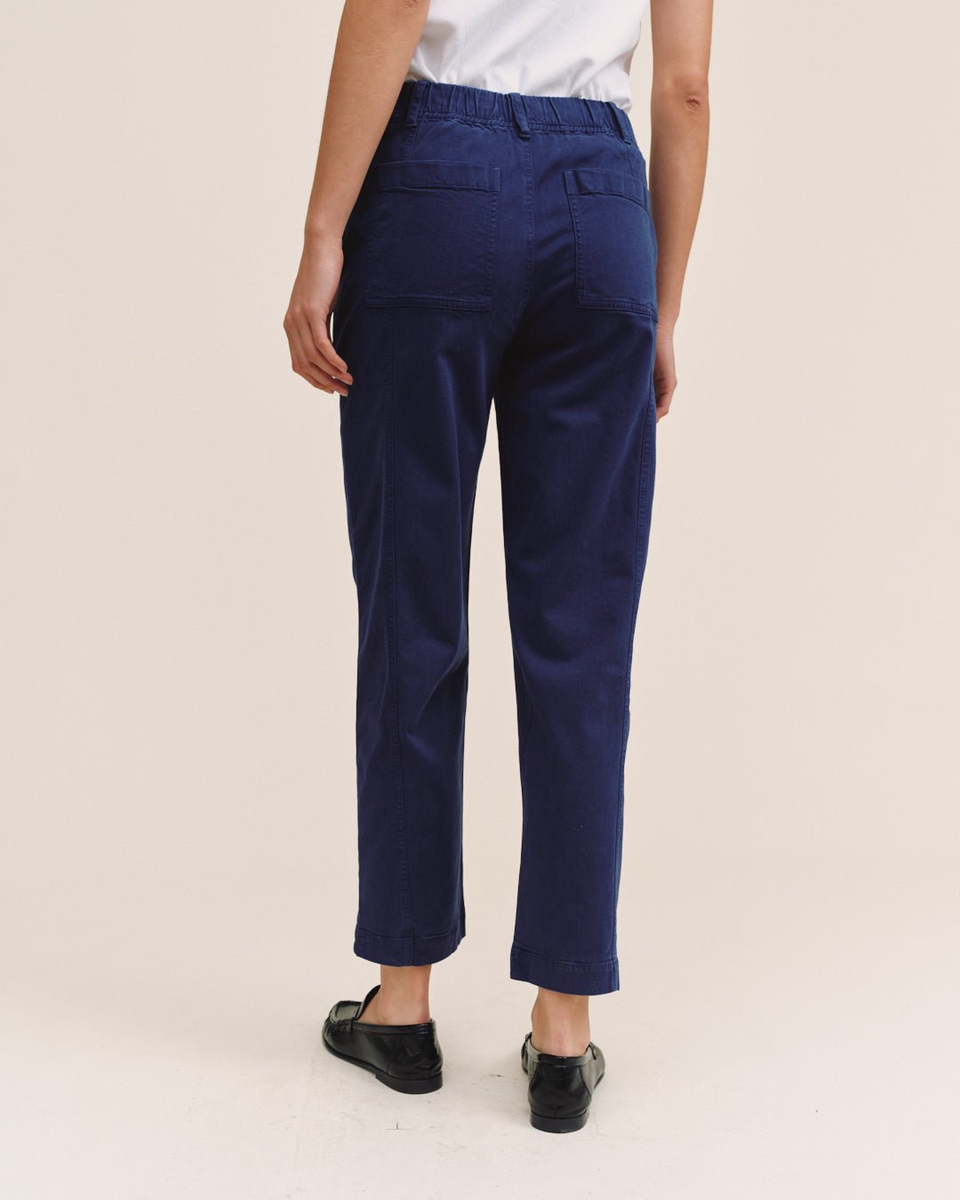 Print Your PostSeamed Soft Barrel With Elastic Back - Cobalt BayPants