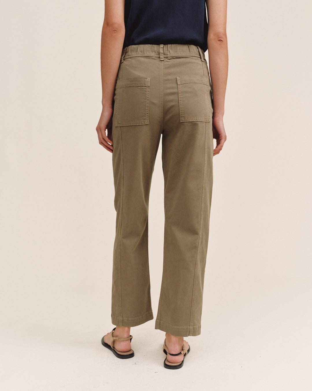 Print Your PostSeamed Soft Barrel With Elastic Back - Cypress GreenPants