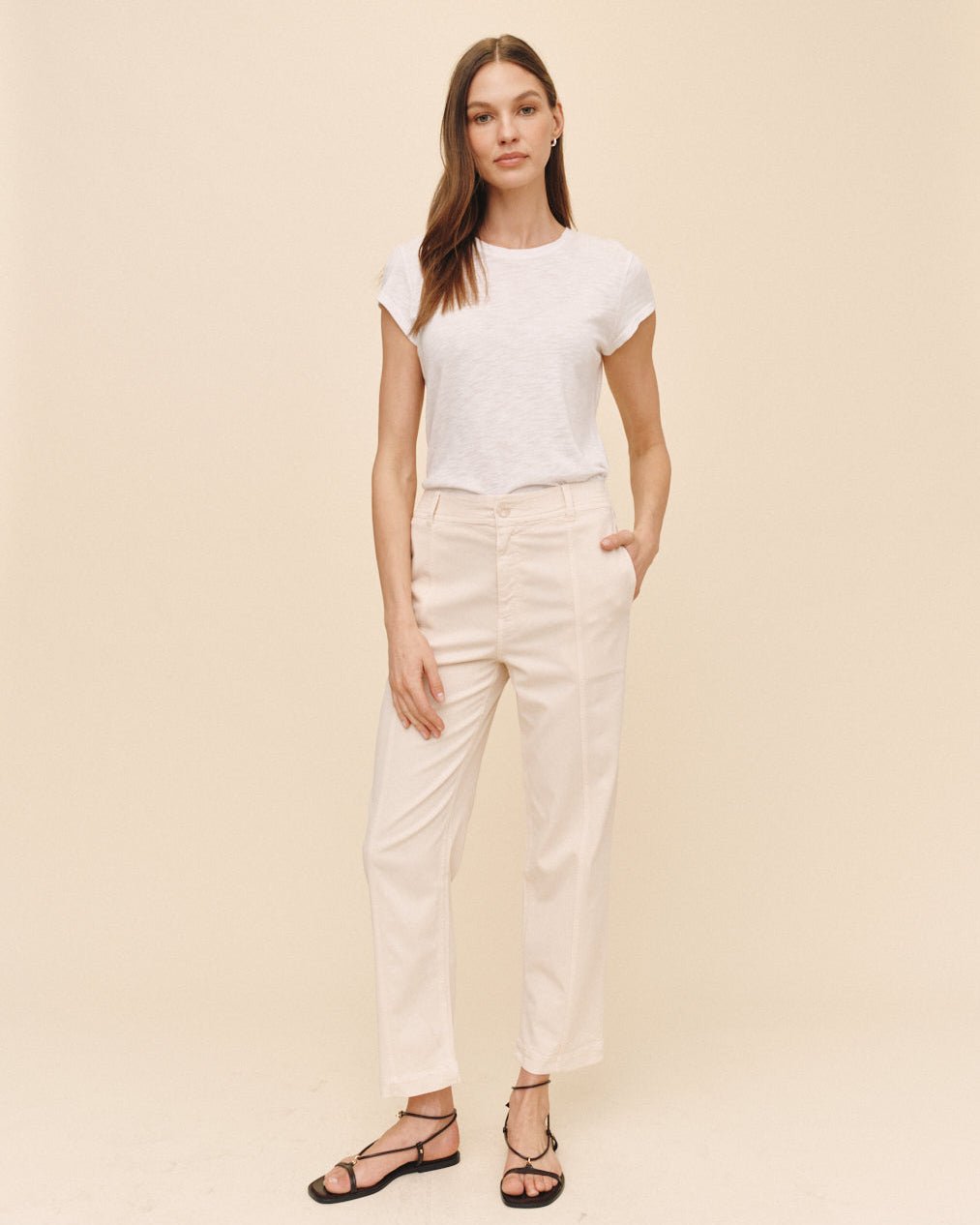 Print Your PostSeamed Soft Barrel With Elastic Back - Lime StonePants