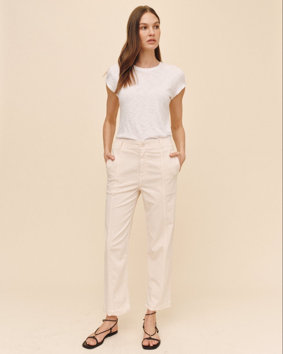 Print Your PostSeamed Soft Barrel With Elastic Back - Lime StonePants