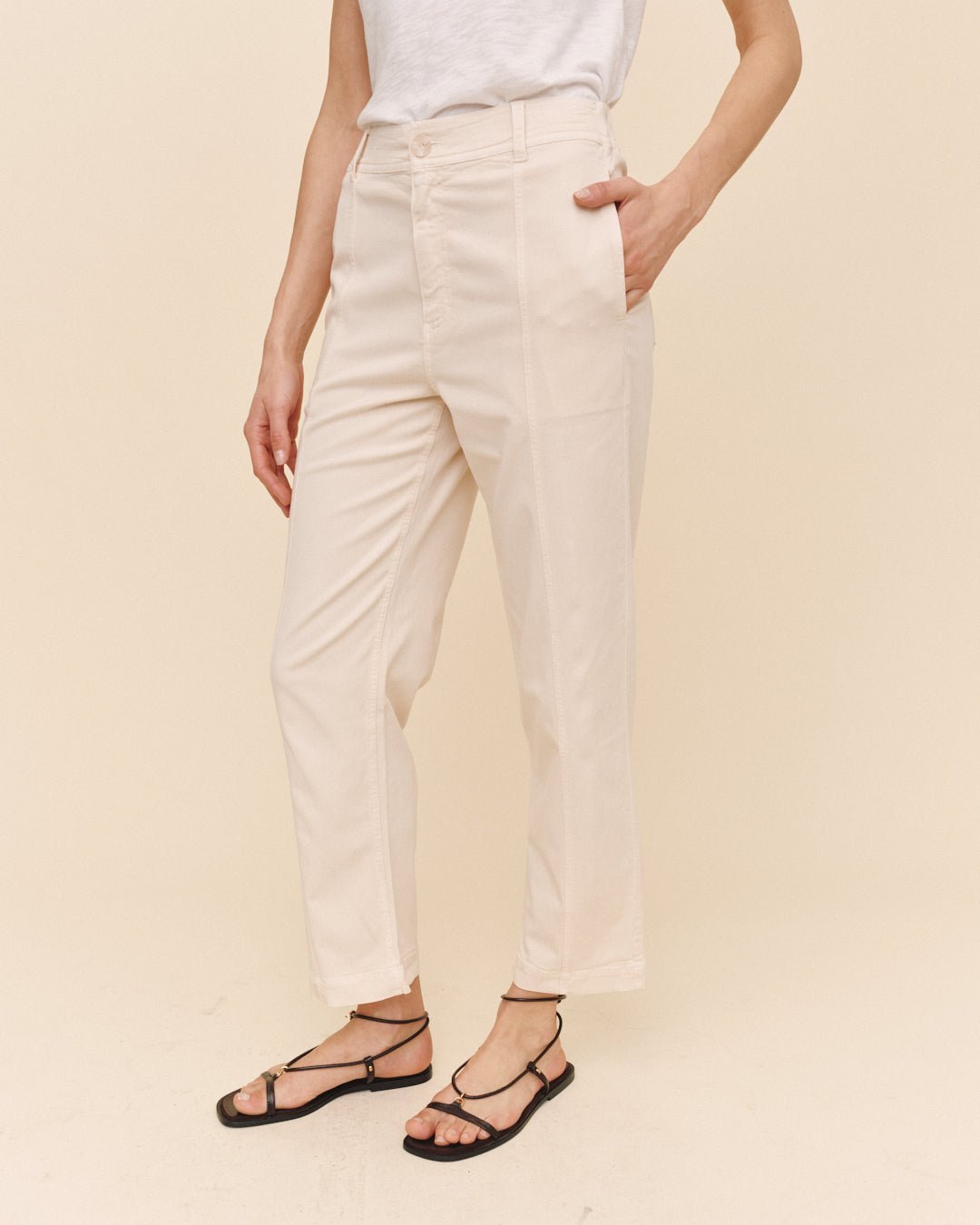 Print Your PostSeamed Soft Barrel With Elastic Back - Lime StonePants