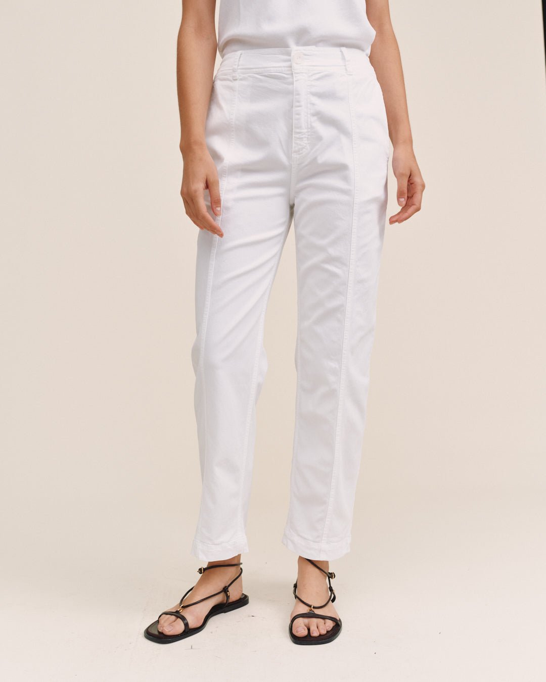 Print Your PostSeamed Soft Barrel With Elastic Back - WhitePants