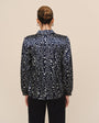 Print Your PostShirred Shoulder Button Down - Arctic Animal PrintTops