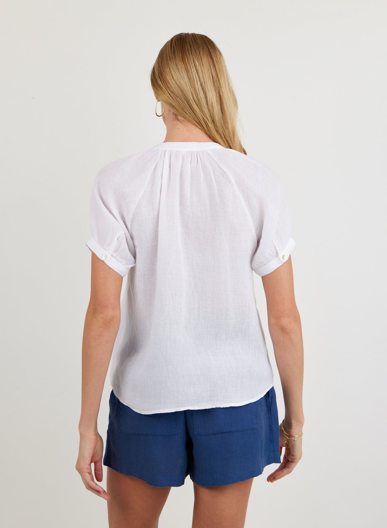 Print Your PostShort Sleeve Raglan Shirt - WhiteTops