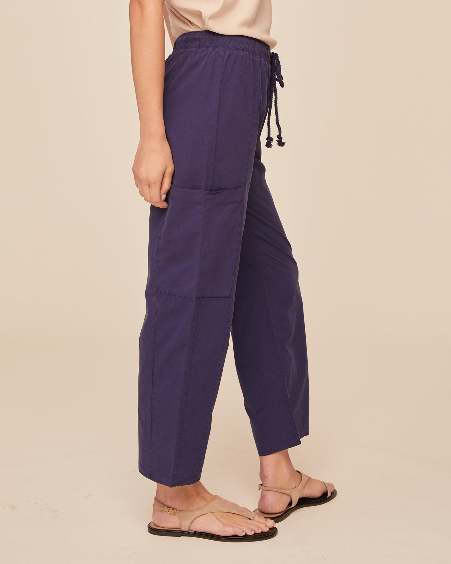 Print Your PostSide Pocket Seamed Pant - Noir NavyPants