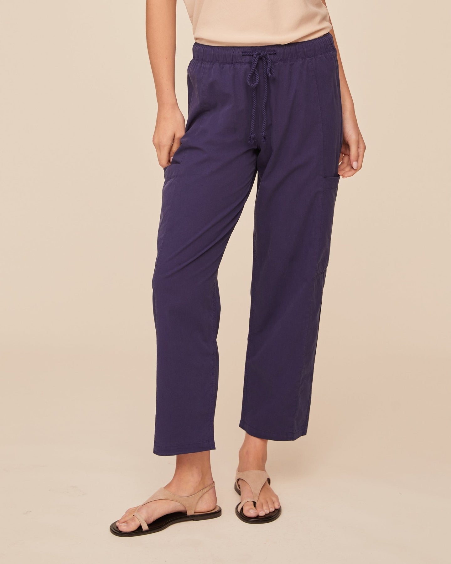 Print Your PostSide Pocket Seamed Pant - Noir NavyPants