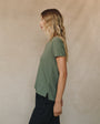 Print Your PostSide Slit V Neck Tee - FernwoodTops