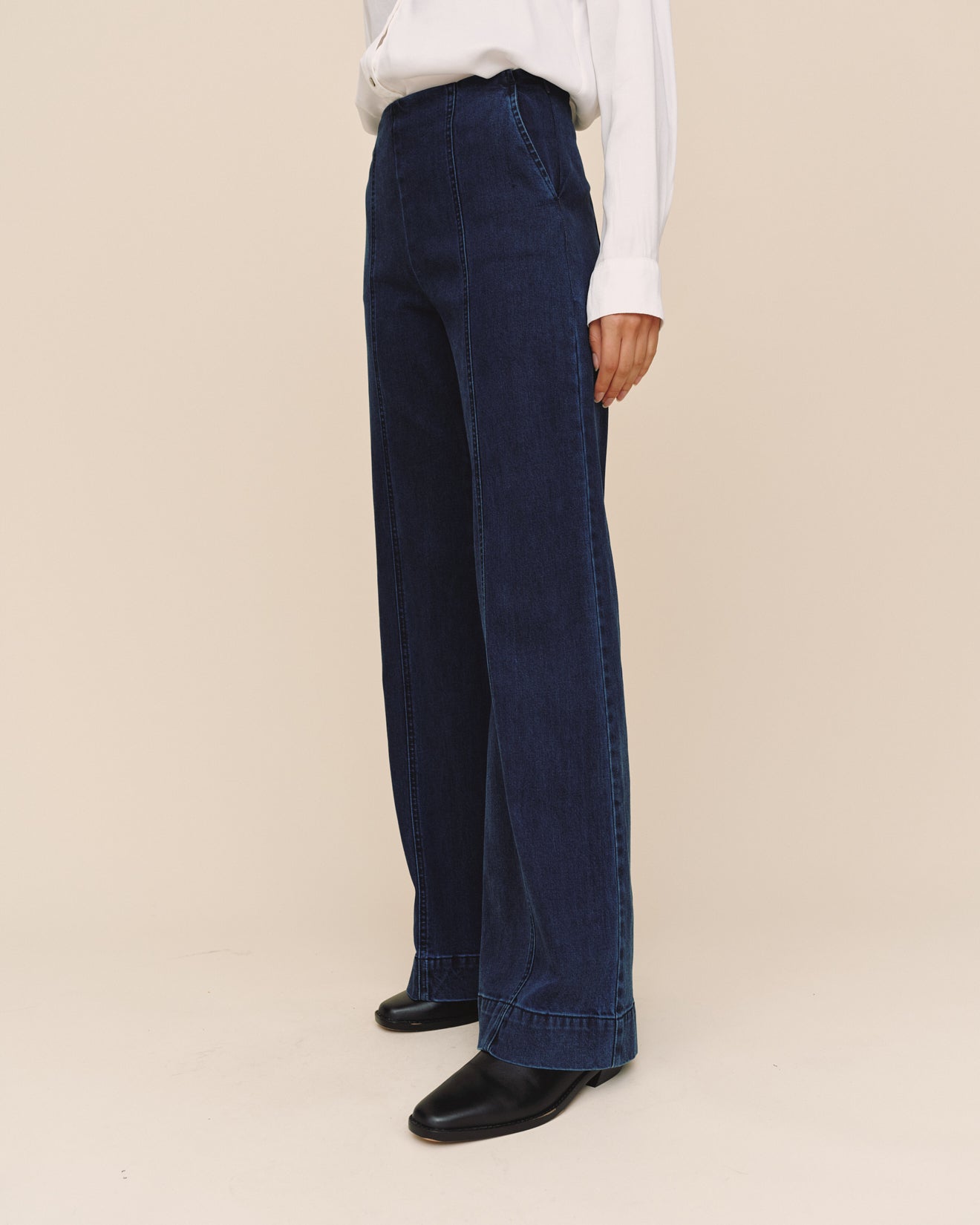 Print Your PostSide Zip Vintage Jean - Midnight Artic WashPants