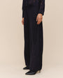 Print Your PostSleek Clean Wide Leg Pant - Midnight SkyPants