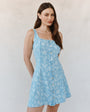 Print Your PostSleeveless Button Front Fitted Dress - Vintage Fleur DenimDresses
