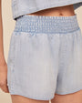 Print Your PostSmocked Waist Short - Light Sunspray WashShorts