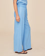 Print Your PostSmocked Waist Wide Leg - Tidal BluePants