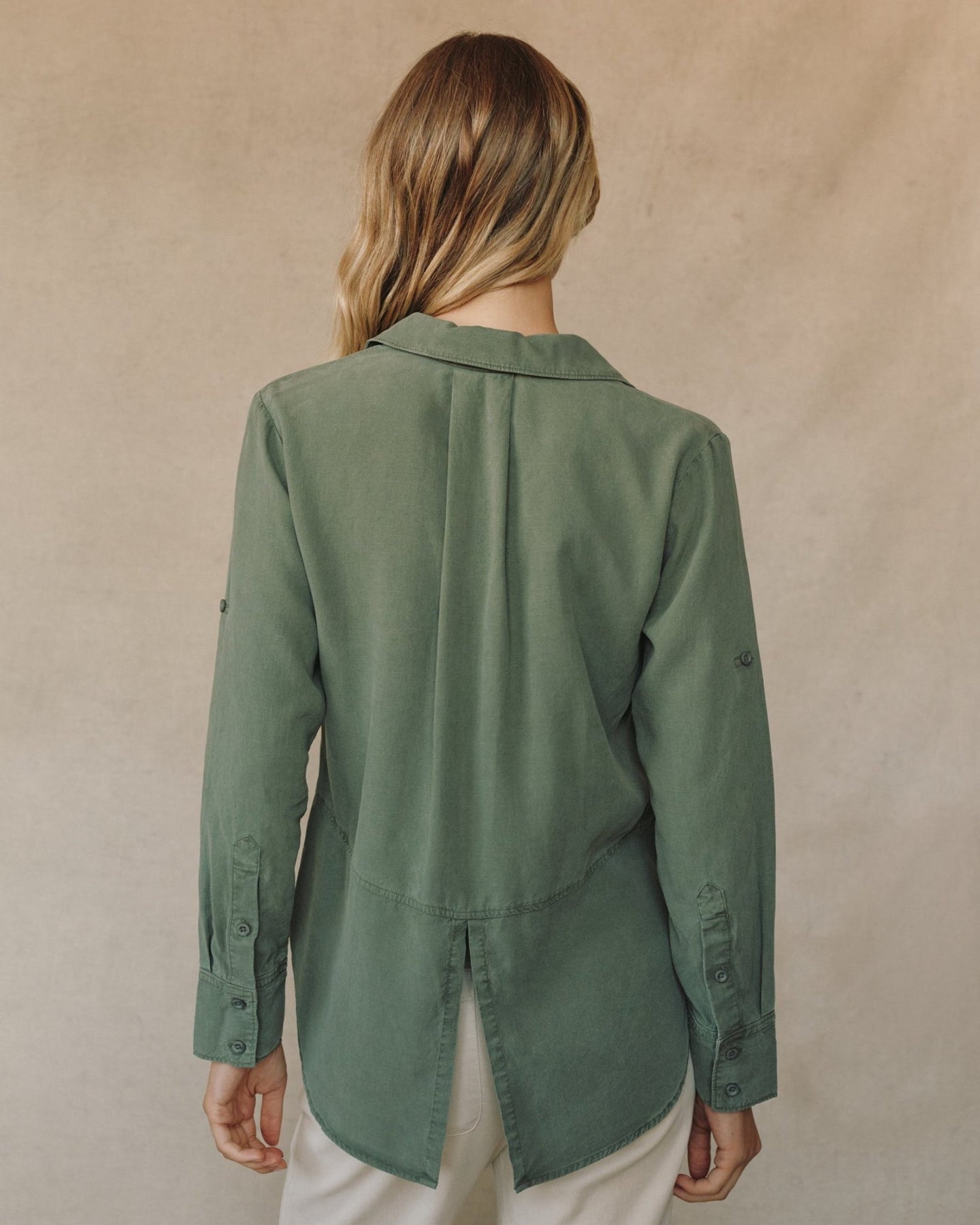 Print Your PostSplit Back Button Down - FernwoodTops