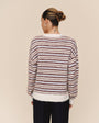 Print Your PostStriped Crew Neck Sweater - Frosty StripeSweaters