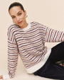 Print Your PostStriped Crew Neck Sweater - Frosty StripeSweaters