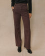 Print Your PostSydney Wide Leg Pant - Chestnut BrownPants