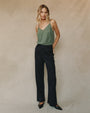 Print Your PostSydney Wide Leg Pant - Vintage BlackPants
