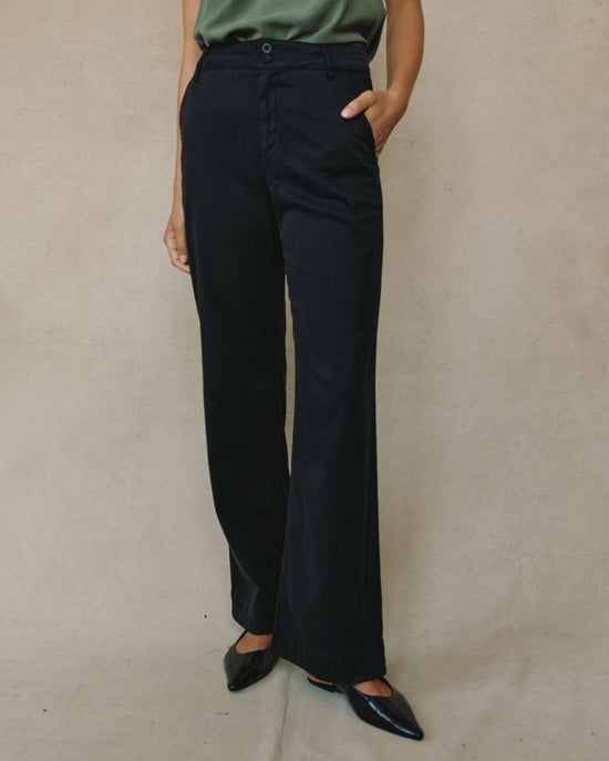 Print Your Post Sydney Wide Leg Pant - Vintage Black View 2