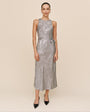 Print Your PostTank Slip Dress - Silver Distress FoilDresses