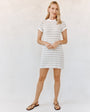 Print Your PostTee Shirt Dress - Sand StripeDresses