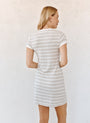 Print Your PostTee Shirt Dress - Sand StripeDresses