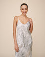 Print Your PostV Neck Camisole - Snow TigerTops