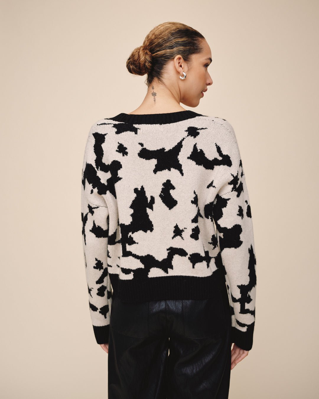 Print Your PostV Neck Cardigan - Floral DazeTops