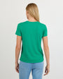 Print Your PostV Neck Tee - Aqua GreenTops