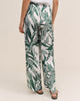 Print Your PostWide Leg With Wide Hem - Palm Paradise PrintPants